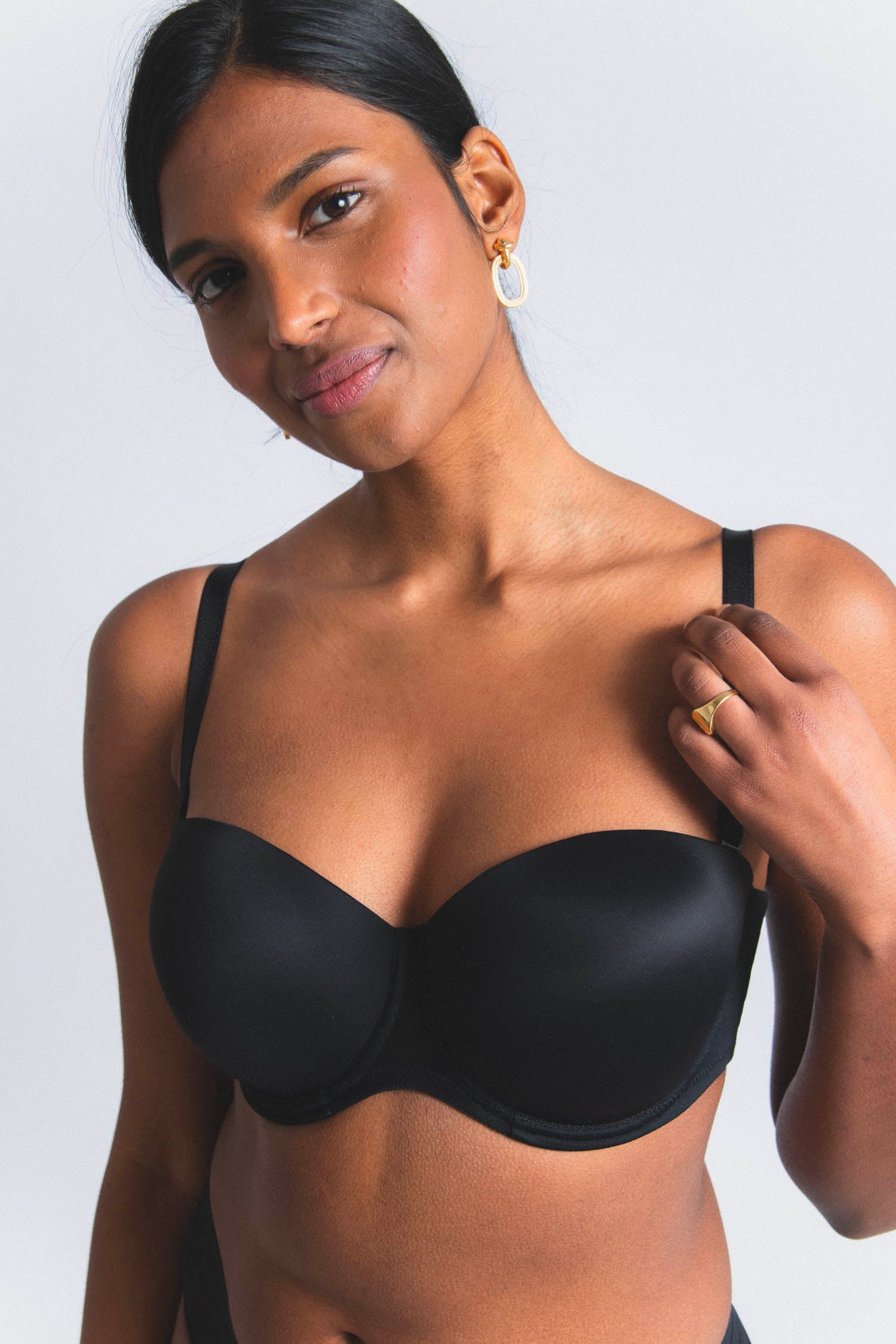 Dim Soutien Gorge Bandeau Noir Soutien-gorge Dim Noir Modalova