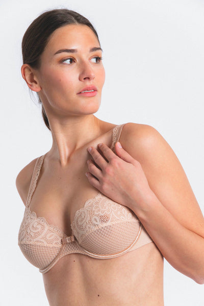 Soutien-gorge Lejaby Balconnet 85E Rouge - Fabriqué En France - Neuf Avec étiquettes