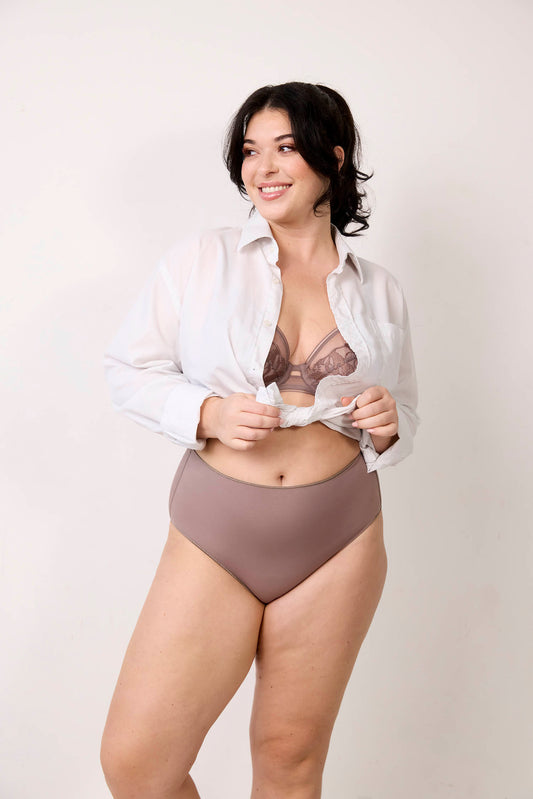 INVISIBLES : Culotte haute fauve invisible