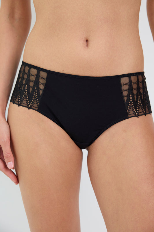 DREAMCATCHER : Shorty noir en broderie