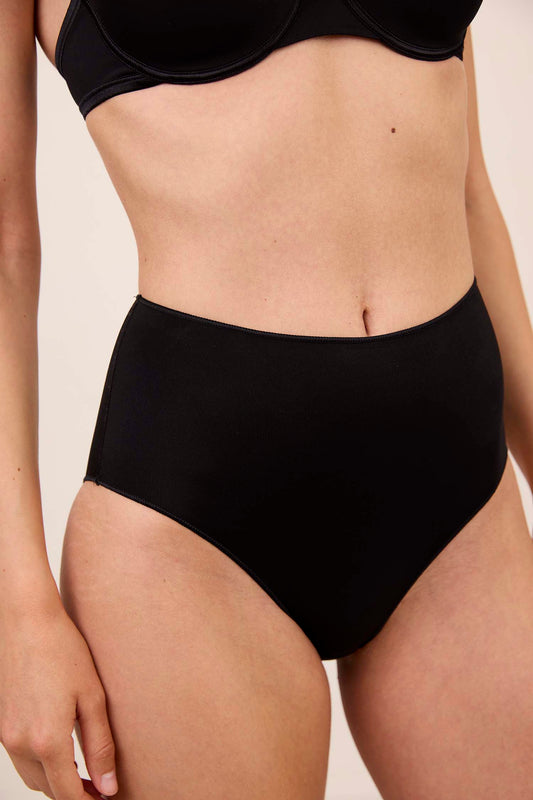 INVISIBLES : Culotte haute noire invisible