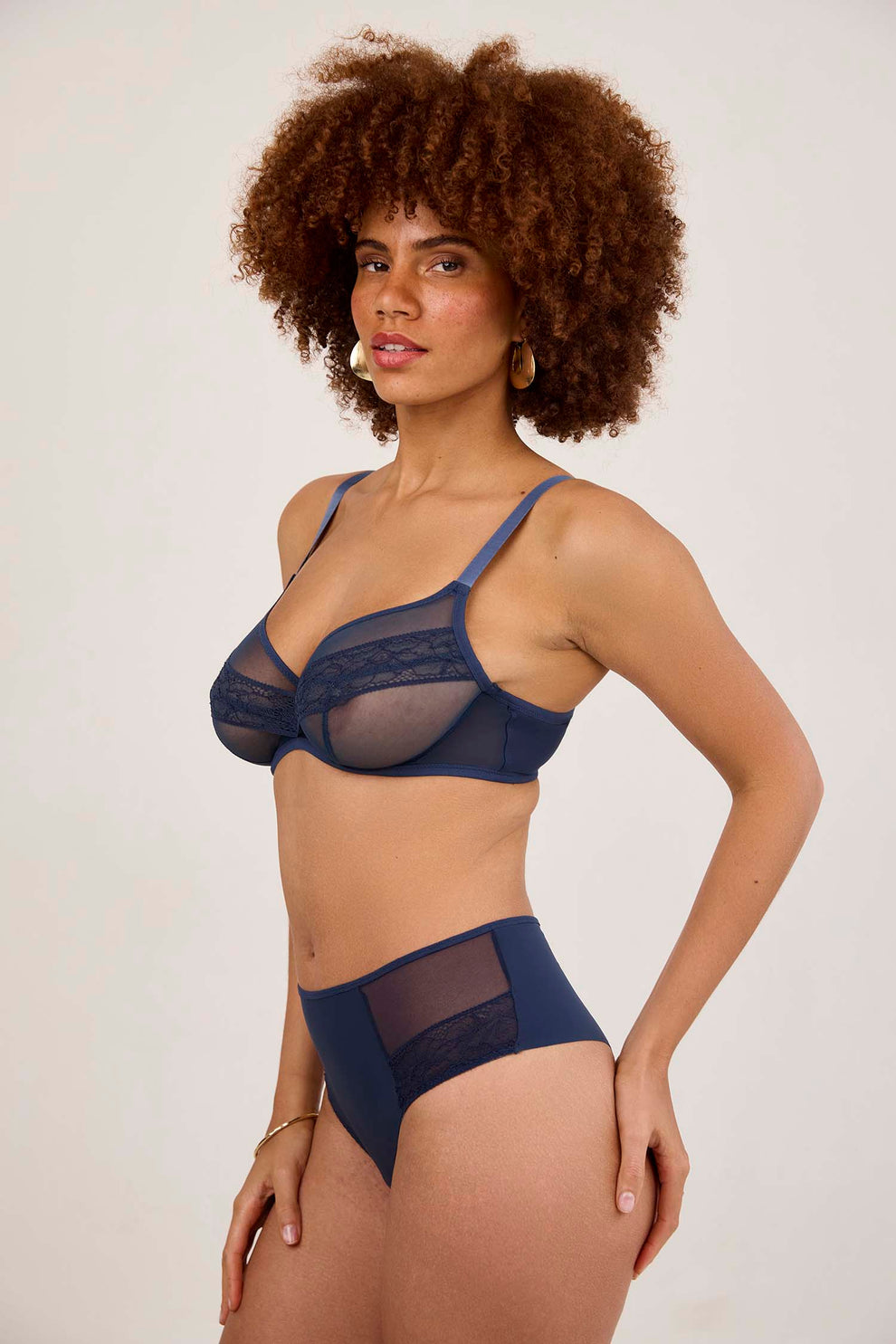 Soutien-gorge Avec Armature Maison Lejaby - Taille 100E, Bonnet E, Couleur Ivoire - Modèle Romance
