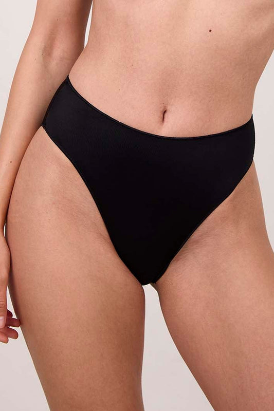 INVISIBLES : Culotte haute noire invisible