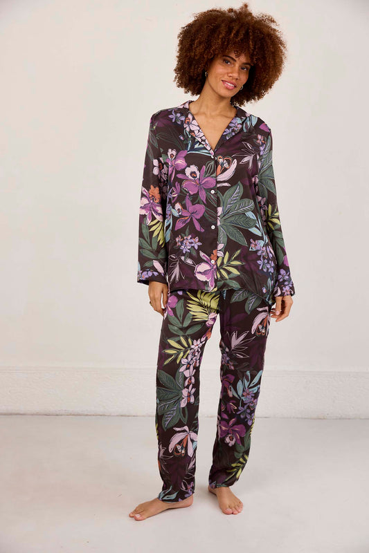 PARADISE : Pantalon en viscose imprimé
