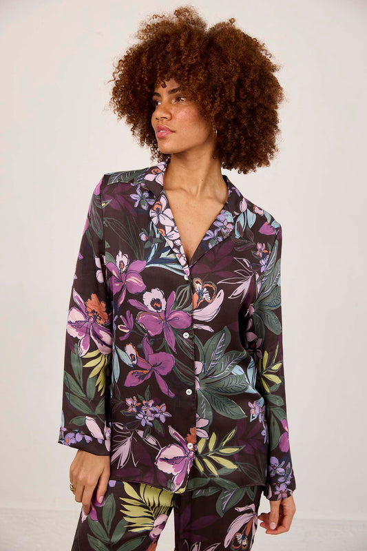 PARADISE : Chemise en viscose imprimée