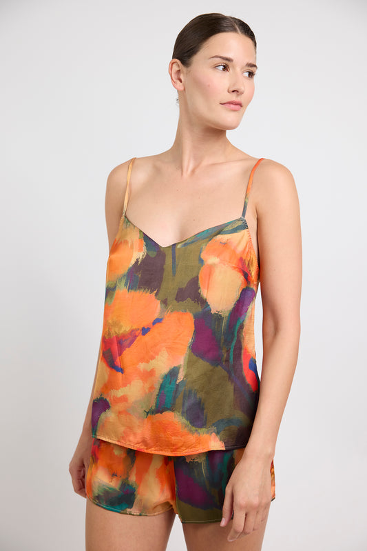 PARADISE : Short en viscose imprimé