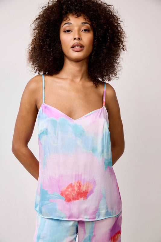 PARADISE : Top Paradise en viscose imprimé