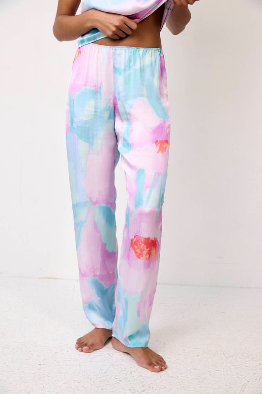 PARADISE : Pantalon en viscose imprimé