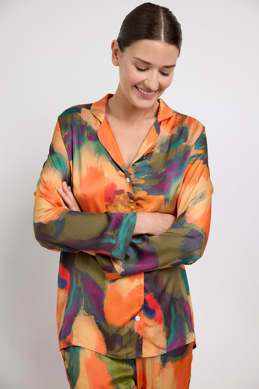 PARADISE : Chemise en viscose imprimée