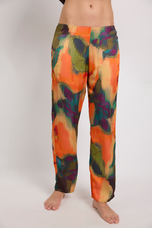 PARADISE : Pantalon en viscose imprimé
